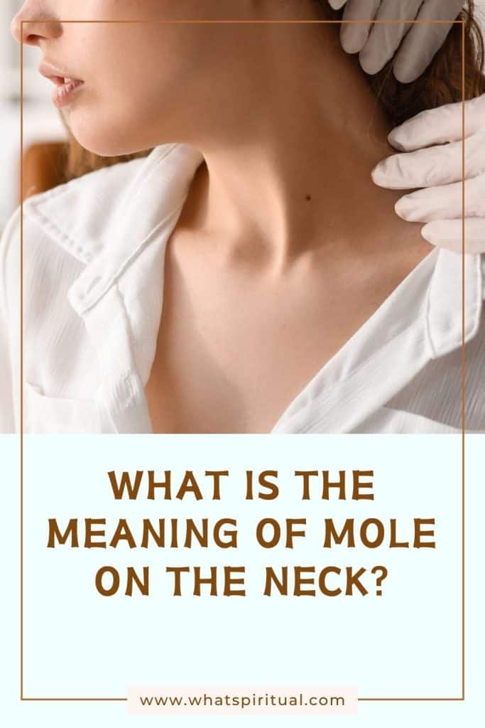 what-is-the-meaning-of-mole-on-the-neck