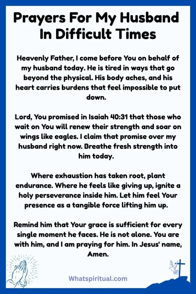 Best Prayers For My Husband In Difficult Times