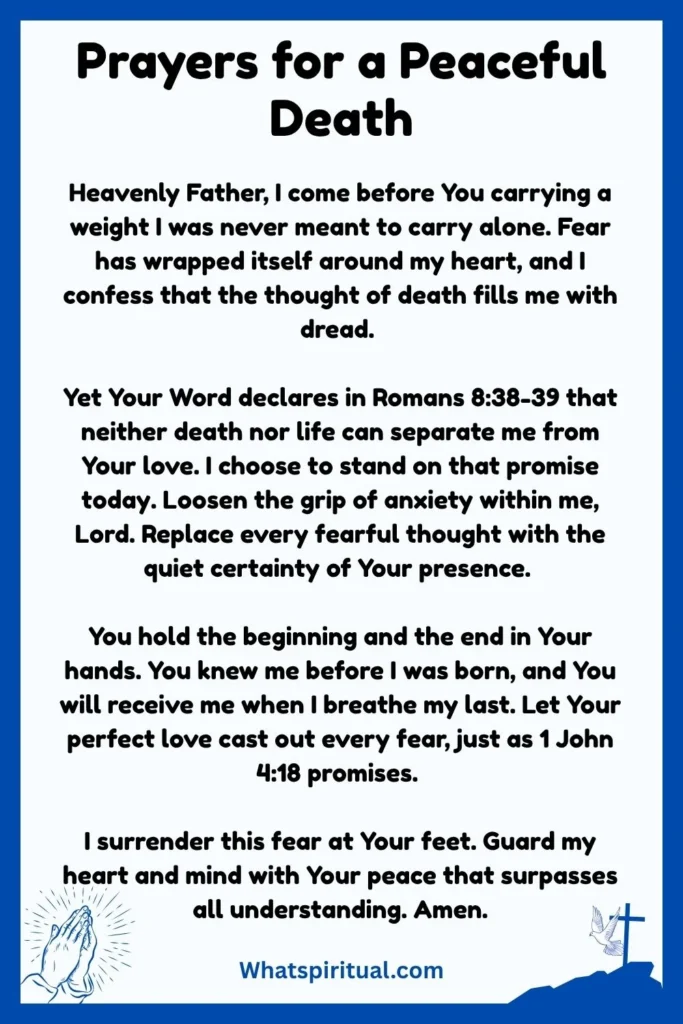 Powerful Prayers for a Peaceful Death