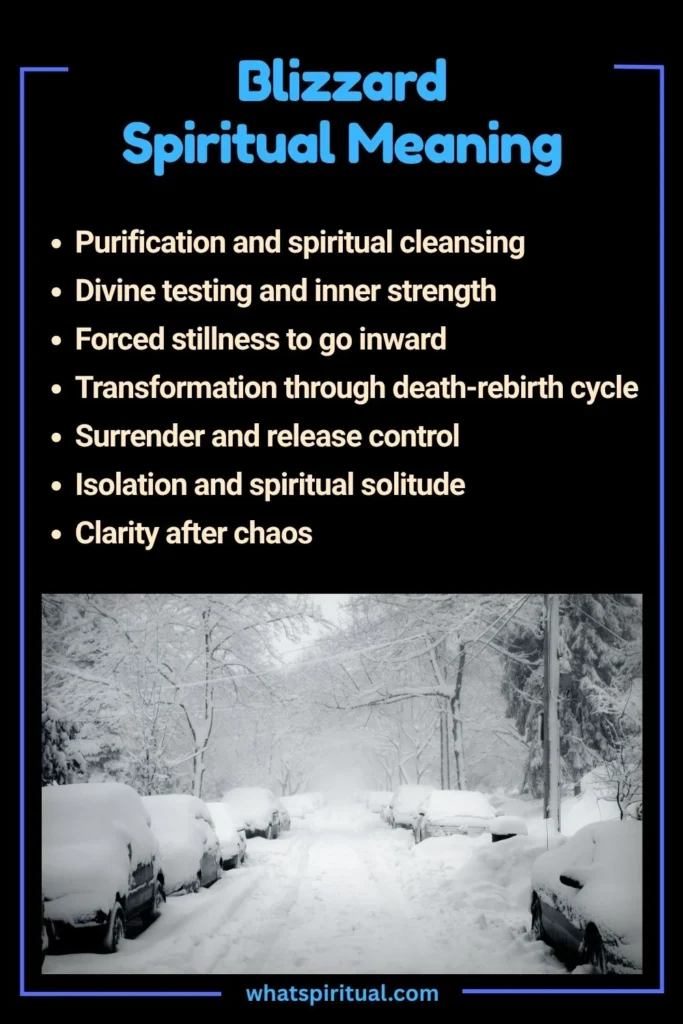 Blizzard Spiritual Meaning and Symbolism