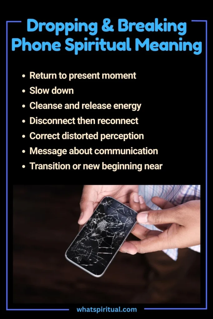 Dropping and Breaking Phone Spiritual Meaning and Symbolism