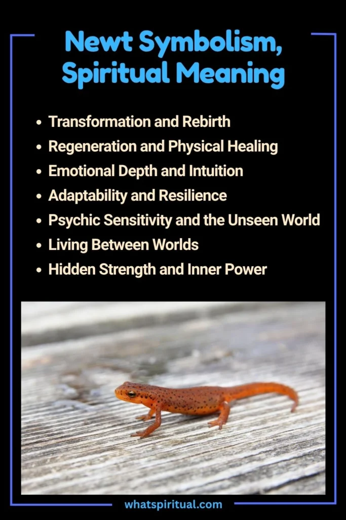 Newt Spiritual Meaning and Symbolism