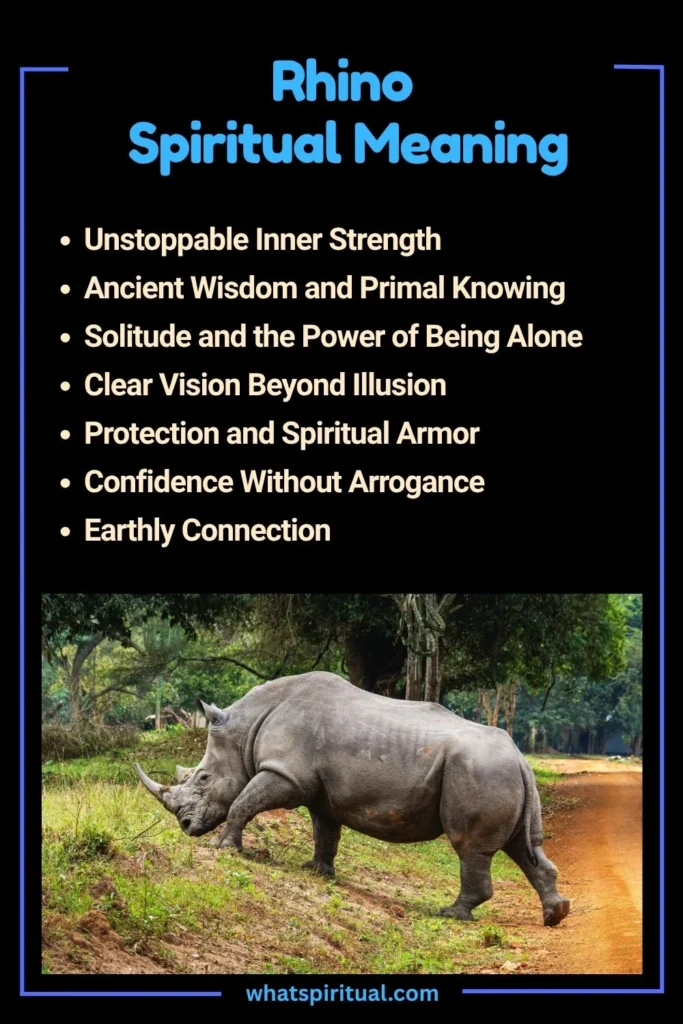 Rhino Spiritual Meaning and Symbolism