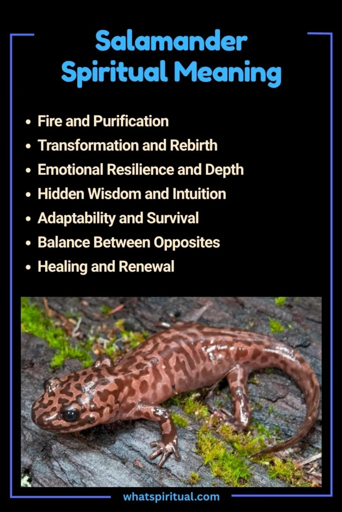 Salamander Spiritual Meaning and Symbolism