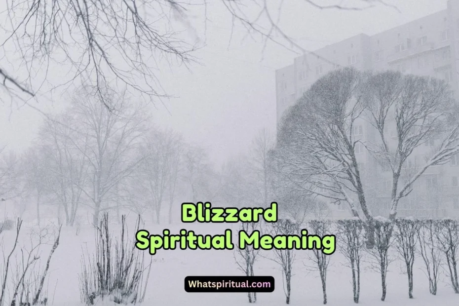 What is the Spiritual Meaning of Blizzard