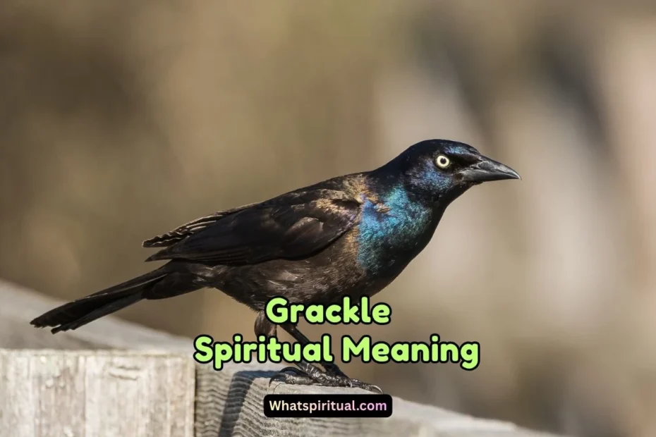 What is the Spiritual Meaning of Grackle